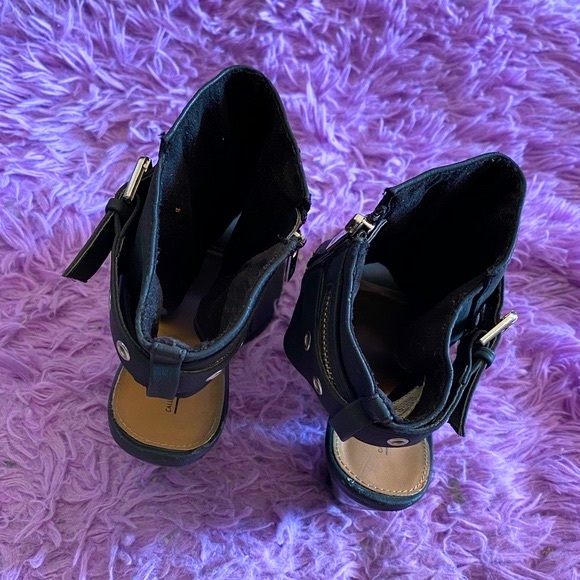 Host Pick✨Call It Spring Peeptoe Ankle Zip Boots - Picture 11 of 12